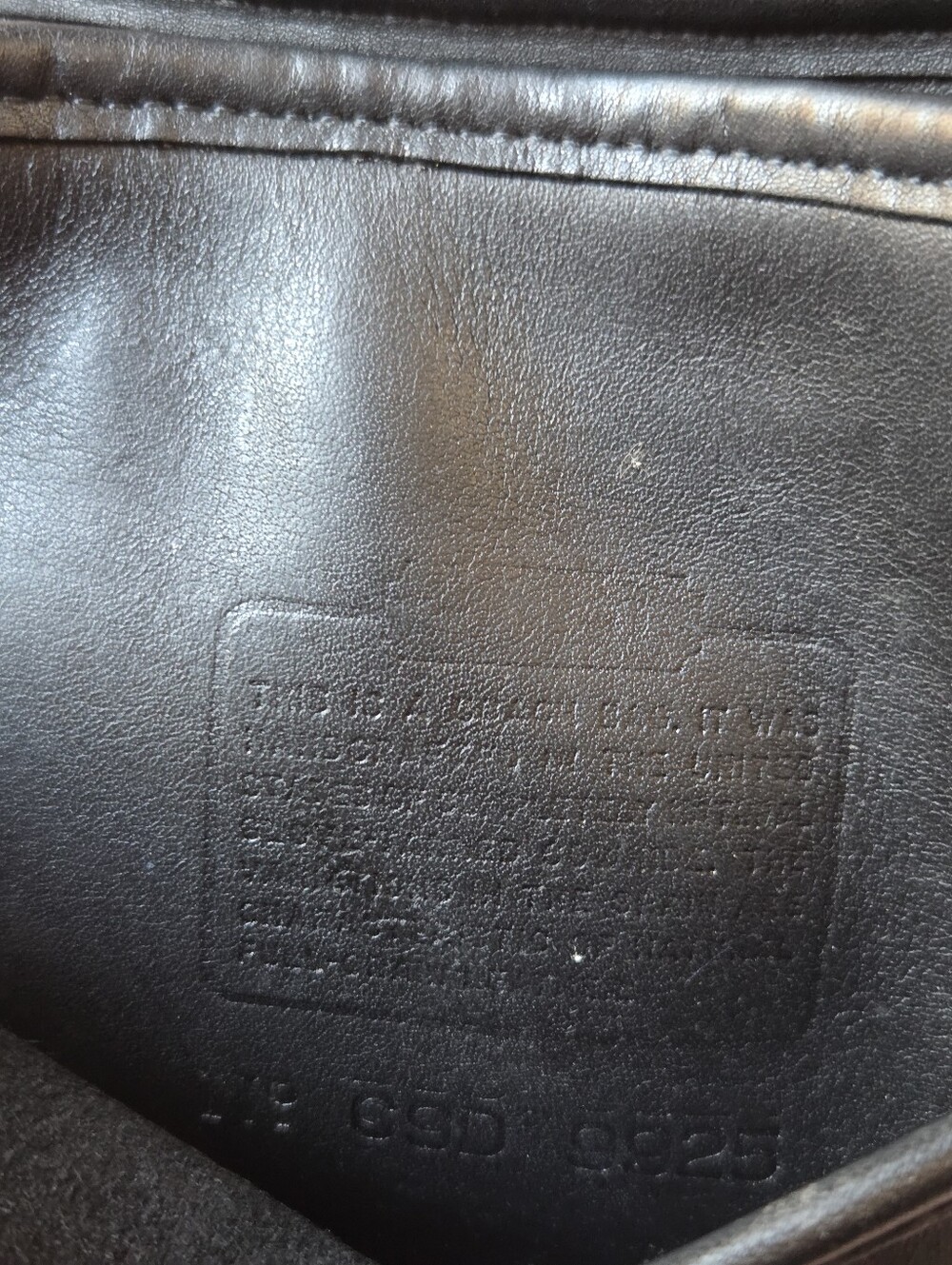 Vintage Coach Carnival Style 9925 Black Leather Bag Crossbody Purse w/Hang Tag - Picture 7 of 14
